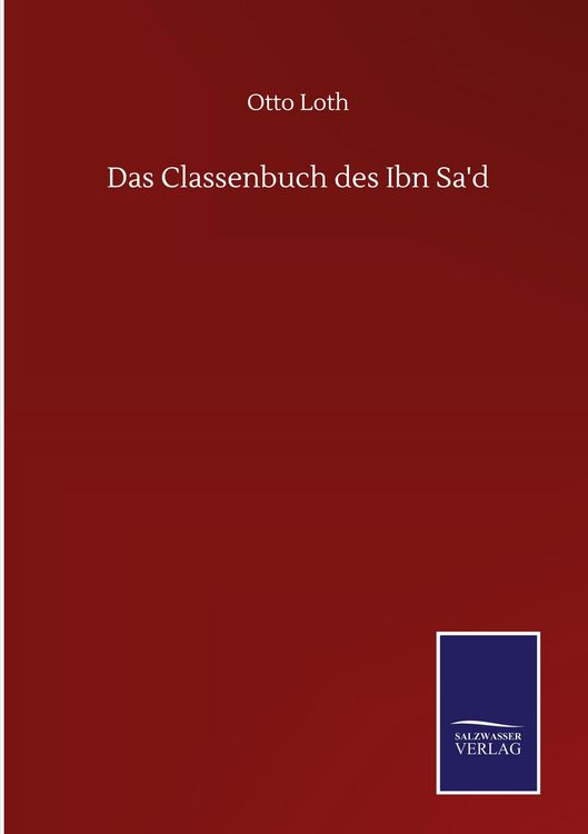 Produktbild: Das Classenbuch des Ibn Sa'd