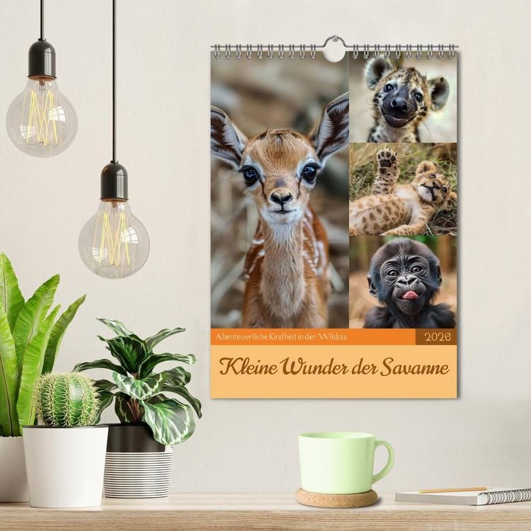 Produktbild: Kleine Wunder der Savanne (Wandkalender 2026 DIN A4 hoch), CALVENDO Monatskalender