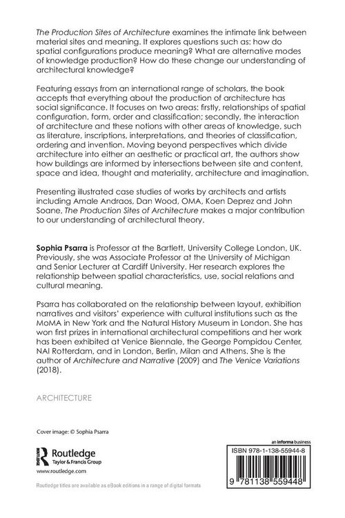 Produktbild: The Production Sites of Architecture