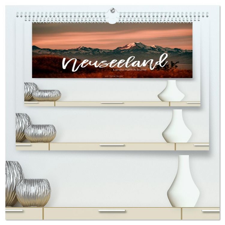 Produktbild: Neuseeland - Landschaftstr&auml;ume (hochwertiger Premium Wandkalender 2026 DIN A2 quer), Kunstdruck in Hochglanz
