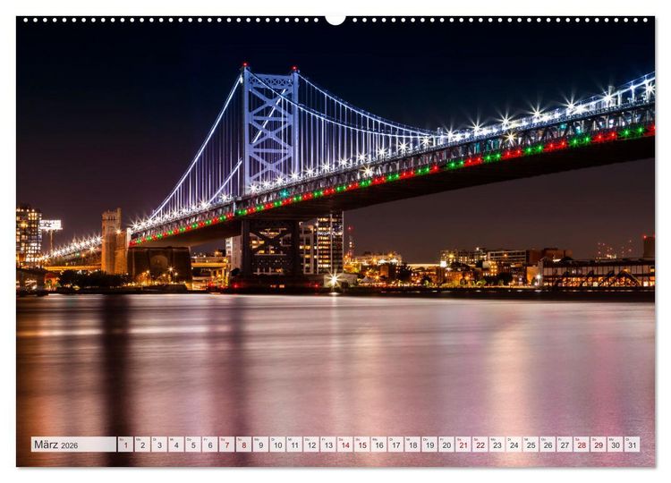Produktbild: PHILADELPHIA Historie und Moderne (Wandkalender 2026 DIN A2 quer), CALVENDO Monatskalender