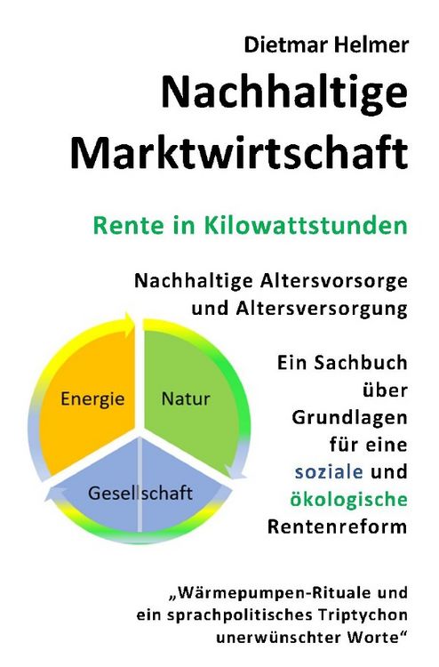 Produktbild: 3 / Nachhaltige Marktwirtschaft Rente in Kilowattstunden Altersvorsorge und Altersversorgung