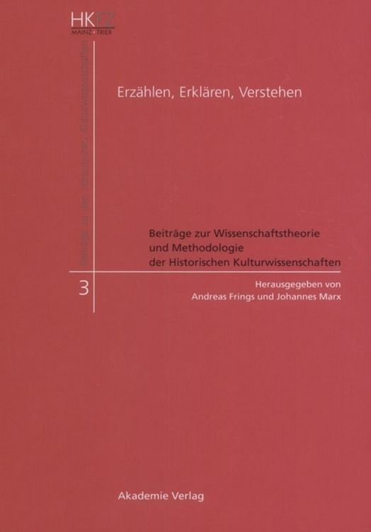 Produktbild: Erz&auml;hlen, Erkl&auml;ren, Verstehen