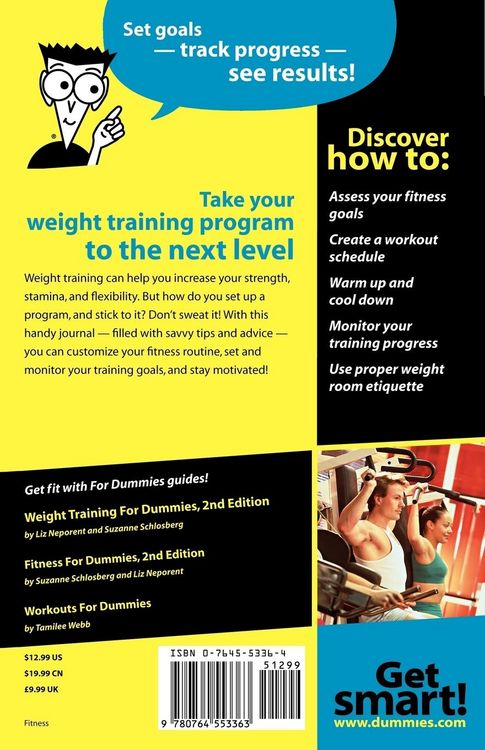 Produktbild: Weight Training Diary For Dummies