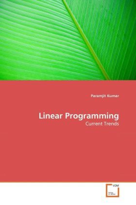Produktbild: Kumar, P: Linear Programming