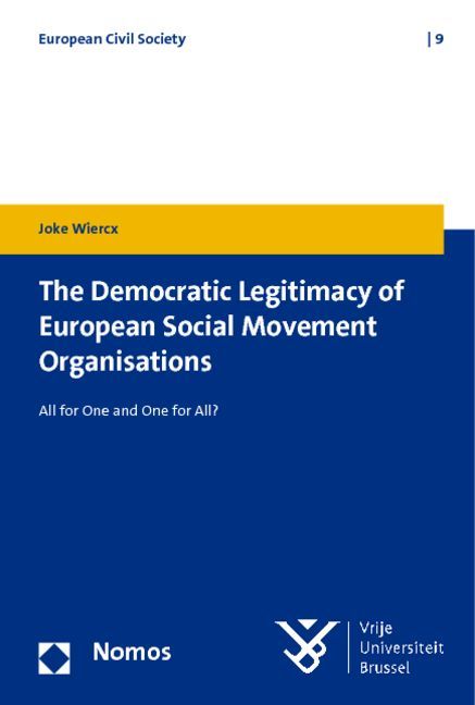 Produktbild: The Democratic Legitimacy of European Social Movement Organisations