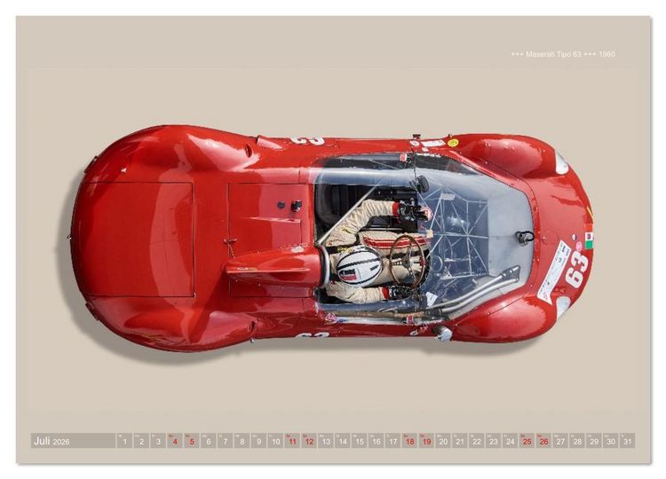 Produktbild: Two-Seater Racing Cars 1950-1960 (Wandkalender 2026 DIN A3 quer), CALVENDO Monatskalender