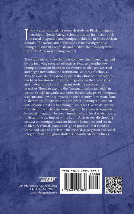 Produktbild: The Construction, Negotiation, and Representation of Immigrant Student Identities in South African Schools (HC)