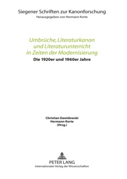 Produktbild: Umbr&uuml;che, Literaturkanon und Literaturunterricht in Zeiten der Modernisierung