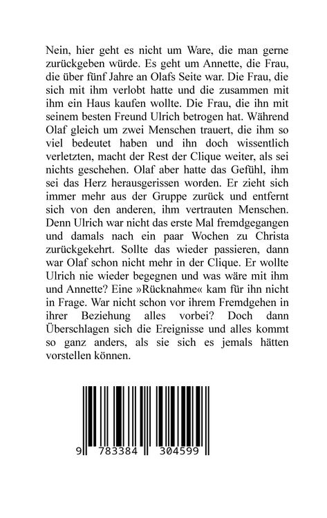 Produktbild: Keine R&uuml;cknahme! Trauma, Sucht, hochfunktionaler Autismus, Seitensprung, Clique, erstes Auto, Liebe, Betrug, erste Wohnung, Suizid, Verlobung, Zen, ZaZen, Meditation, Ausbildung, Versagens&auml;ngste