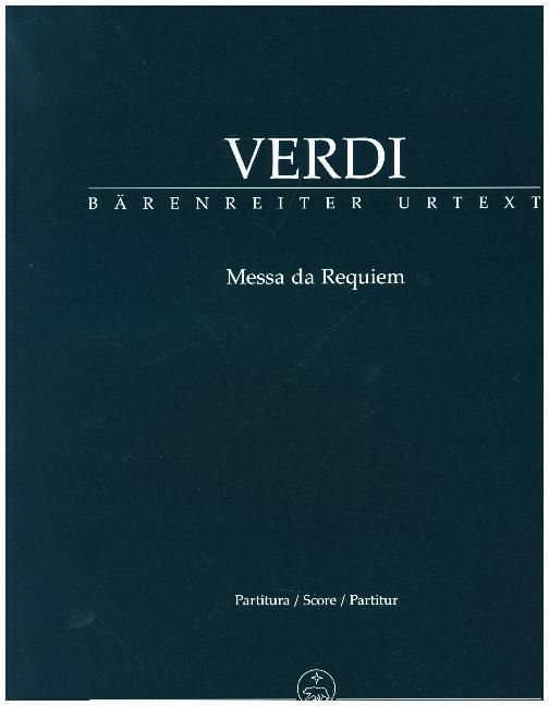 Produktbild: Messa da Requiem, Partitur