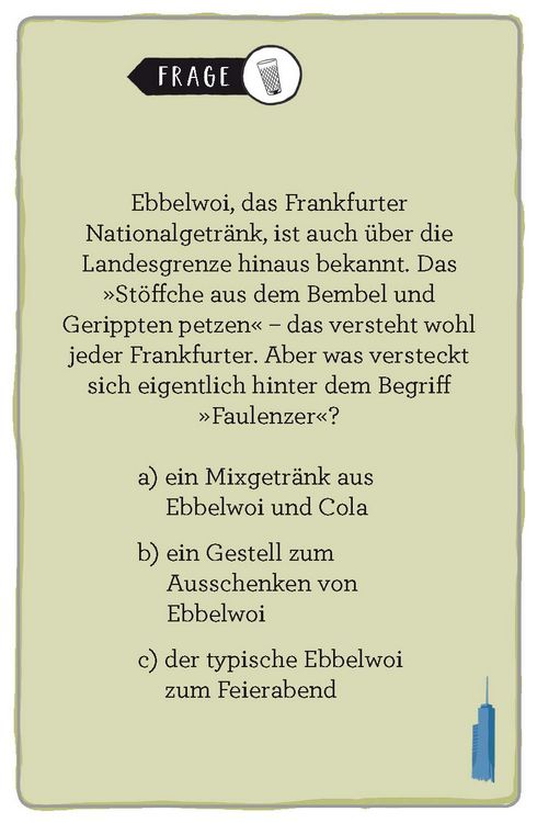 Produktbild: Frankfurt. Das Heimat-Quiz