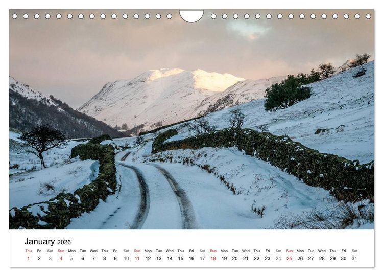 Produktbild: The Lake District 2026 Calendar (Wall Calendar 2026 DIN A4 landscape), CALVENDO 12 Month Wall Calendar