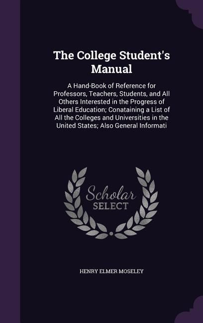 Produktbild: The College Student's Manual