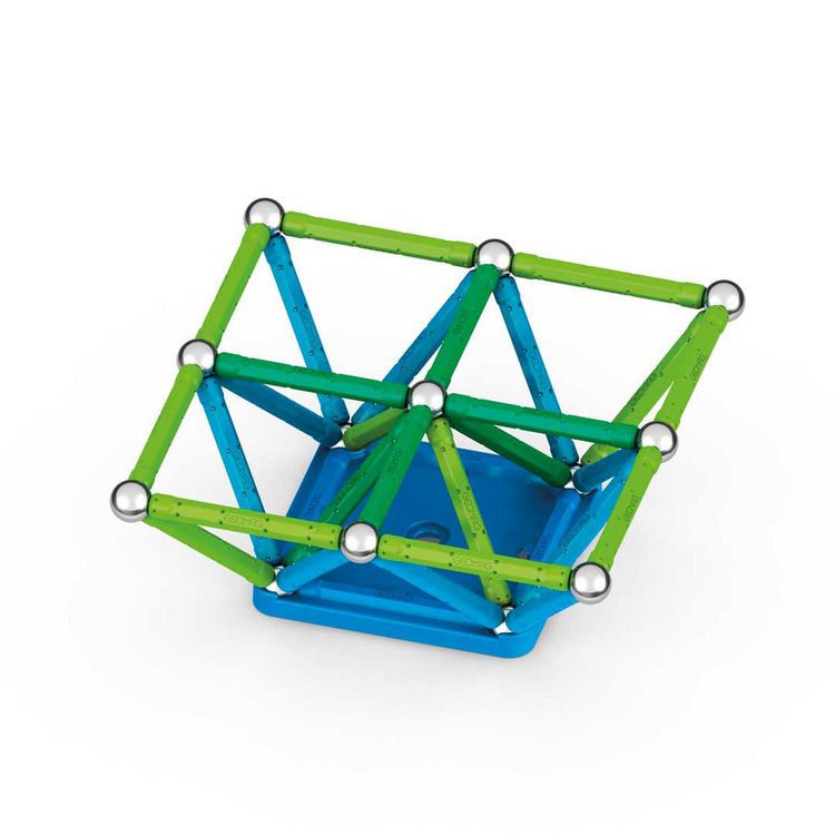 Produktbild: Invento 507035 - Geomag Classic Green Line Recycled 60 pcs, Magnetischer Baukasten, Magnetspielzeuge