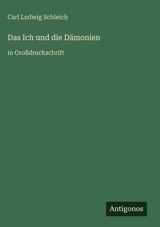 Produktbild: Das Ich und die D&auml;monien