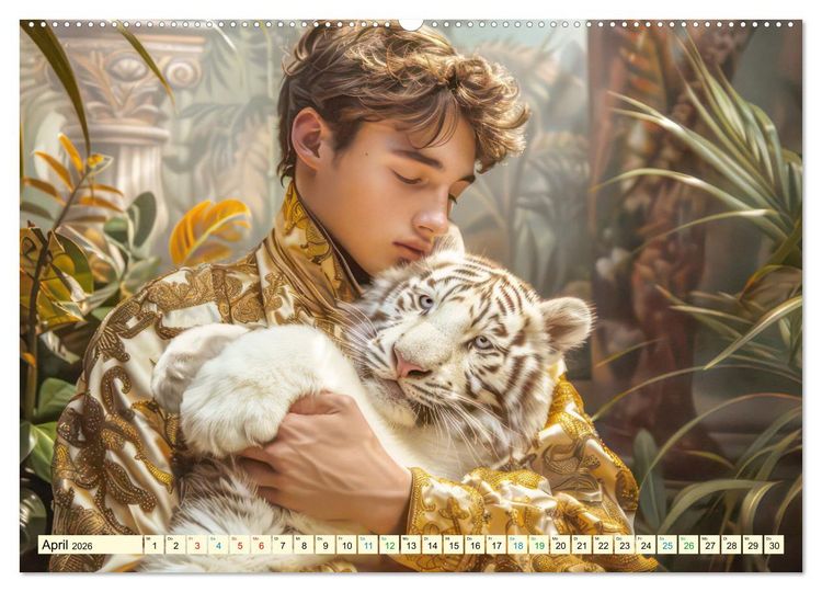 Produktbild: Tierliebe - In exotischer Umgebung (hochwertiger Premium Wandkalender 2026 DIN A2 quer), Kunstdruck in Hochglanz