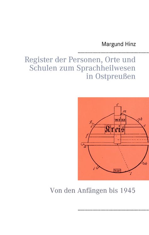 Produktbild: Register der Personen, Orte und Schulen zum Sprachheilwesen in Ostpreu&szlig;en