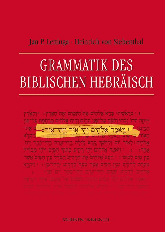 Produktbild: Grammatik des Biblischen Hebr&auml;isch