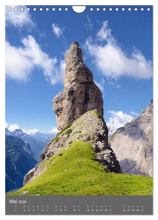 Produktbild: Bergwelt im Licht (Wandkalender 2026 DIN A4 hoch), CALVENDO Monatskalender