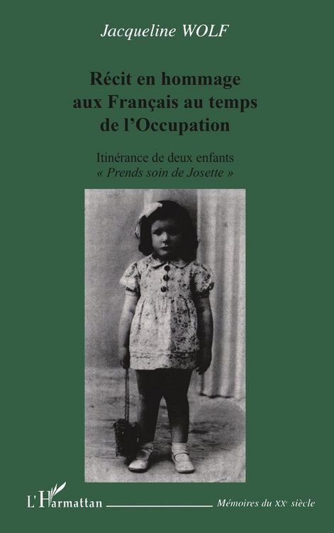Produktbild: RECIT EN HOMMAGE AUX FRAN&Ccedil;AIS AU TEMPS DE L'OCCUPATION