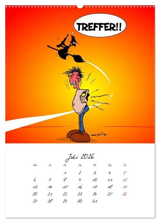 Produktbild: Trumix Cartoons - Gesundheit (Wandkalender 2026 DIN A2 hoch), CALVENDO Monatskalender