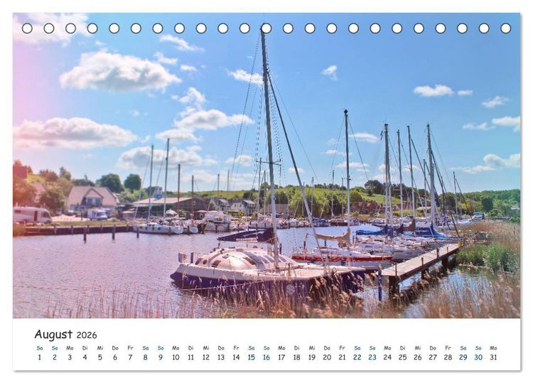 Produktbild: S&uuml;dost R&uuml;gen 2026 (Tischkalender 2026 DIN A5 quer), CALVENDO Monatskalender