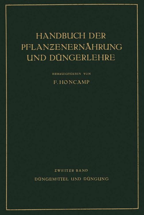 Produktbild: D&uuml;ngemittel und D&uuml;ngung