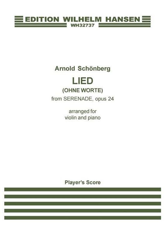 Produktbild: Lied (Ohne Worte) from Serenade Op. 24