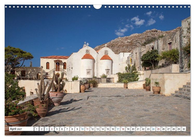 Produktbild: Kreta &ndash; Zwischen Bergen, Buchten und Geschichte (Wandkalender 2027 DIN A3 quer), CALVENDO Monatskalender