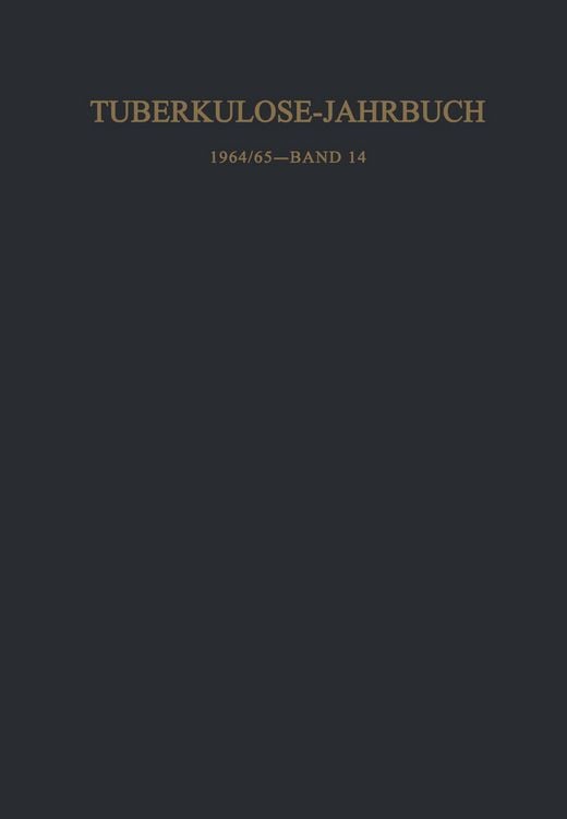Produktbild: Tuberkulose-Jahrbuch