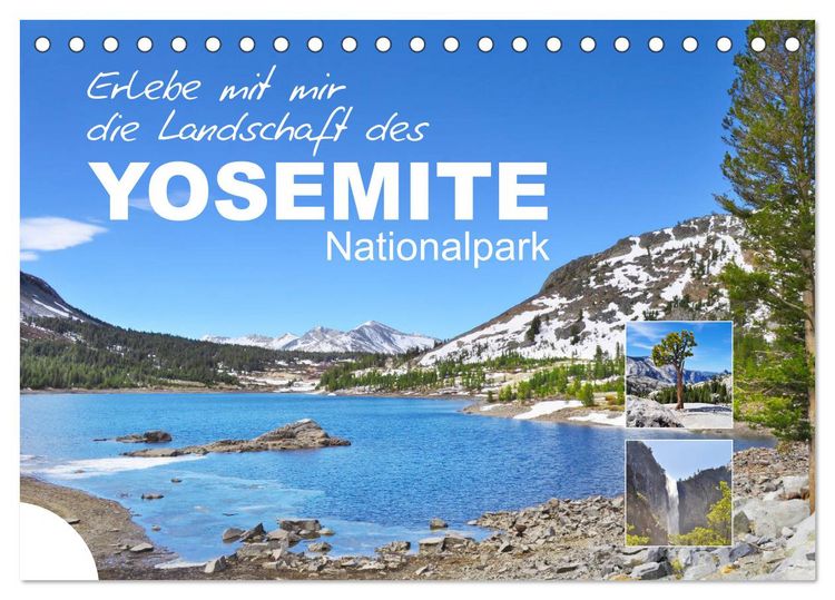 Produktbild: Erlebe mit mir die Landschaft des Yosemite Nationalpark (Tischkalender 2026 DIN A5 quer), CALVENDO Monatskalender