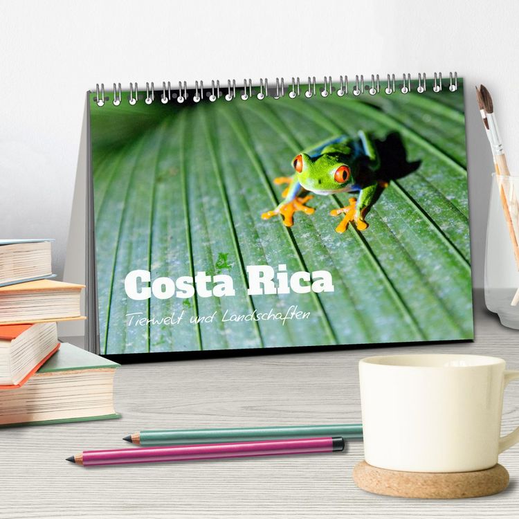 Produktbild: Costa Rica - Tierwelt und Landschaften (Tischkalender 2026 DIN A5 quer), CALVENDO Monatskalender