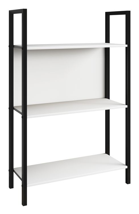 Produktbild: Holz Metall Stand Regal B&uuml;ro B&uuml;cher Flakos 3fach