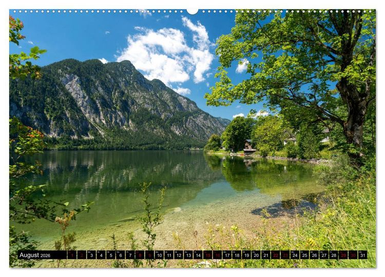 Produktbild: Welterberegion Hallstatt Dachstein (hochwertiger Premium Wandkalender 2026 DIN A2 quer), Kunstdruck in Hochglanz
