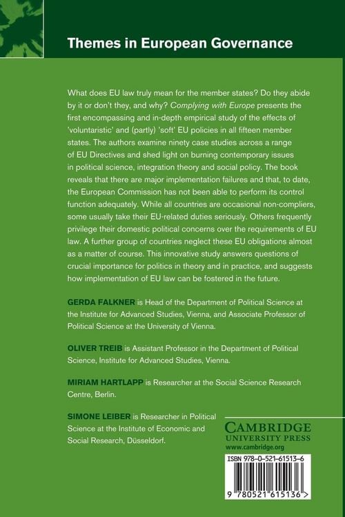 Produktbild: Complying with Europe