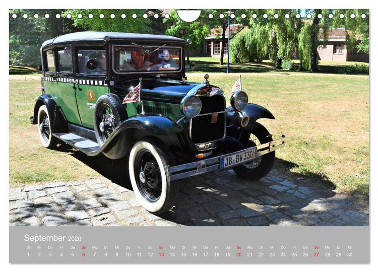 Produktbild: OLDTIMER-Event (Wandkalender 2026 DIN A4 quer), CALVENDO Monatskalender