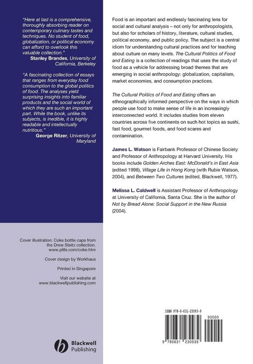 Produktbild: Caldwell, M: Cultural Politics of Food and Eating