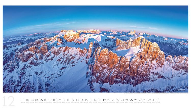 Produktbild: Luftbildkalender Dolomiten 2027