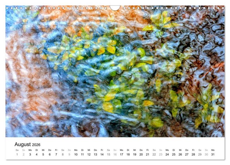 Produktbild: Wasser-Farben (Wandkalender 2026 DIN A3 quer), CALVENDO Monatskalender