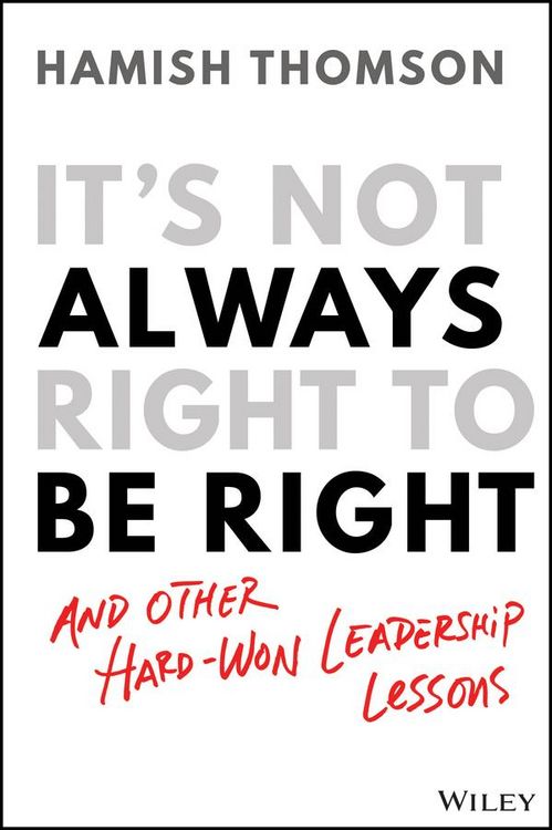 Produktbild: It's Not Always Right to Be Right