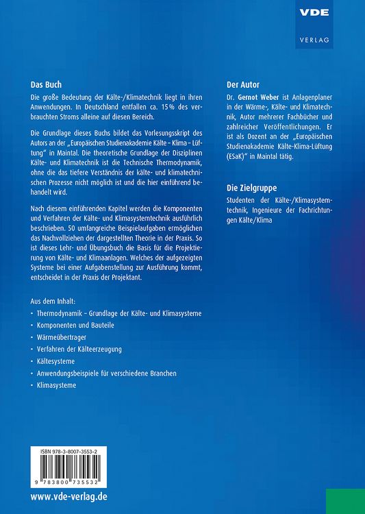 Produktbild: K&auml;lte- und Klimasystemtechnik