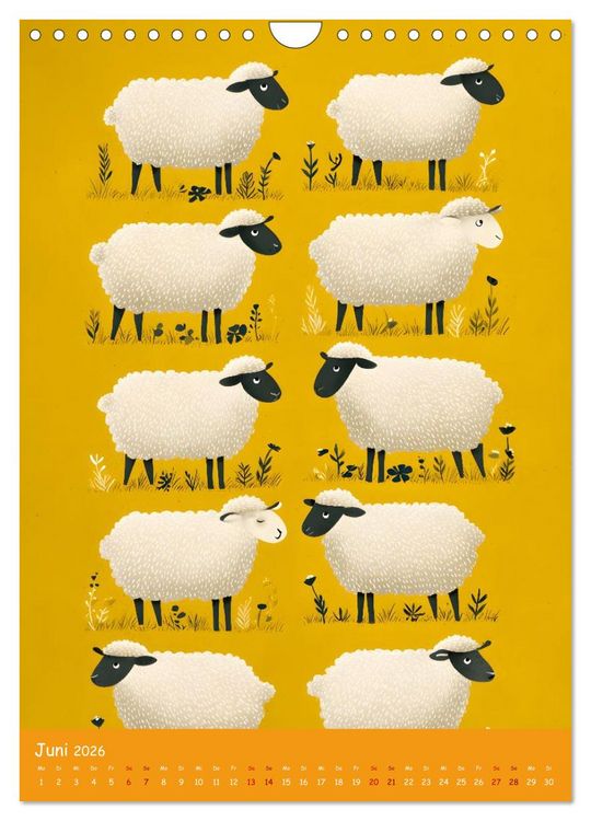 Produktbild: Folk Art Seasons (Wandkalender 2026 DIN A4 hoch), CALVENDO Monatskalender
