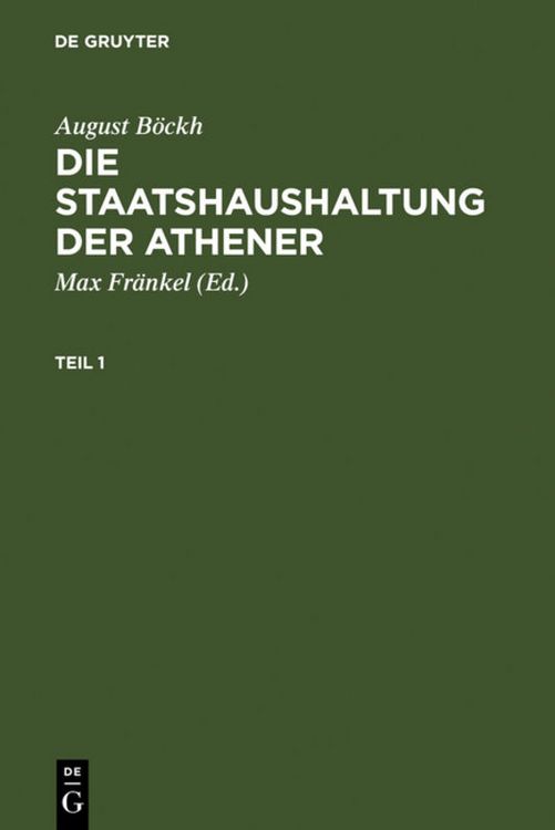 Produktbild: Die Staatshaushaltung der Athener