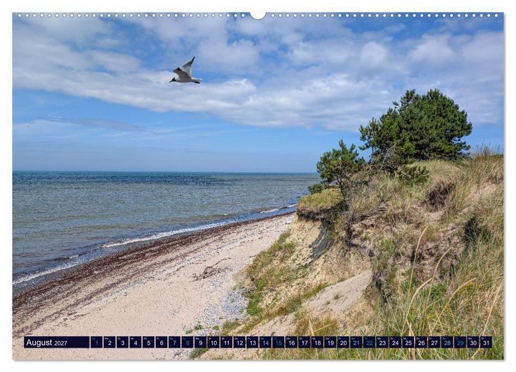 Produktbild: Ostseetr&auml;ume (hochwertiger Premium Wandkalender 2027 DIN A2 quer), Kunstdruck in Hochglanz