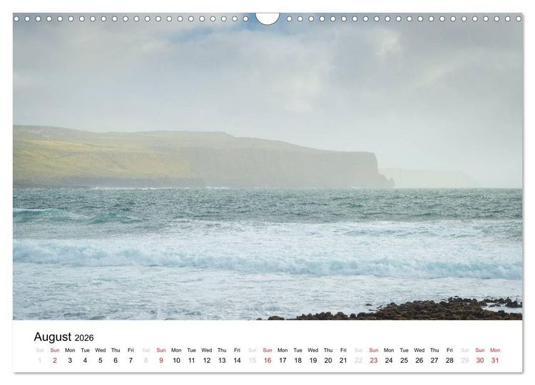 Produktbild: Ireland. Wild Atlantic Views / UK-Version (Wall Calendar 2026 DIN A3 landscape), CALVENDO 12 Month Wall Calendar