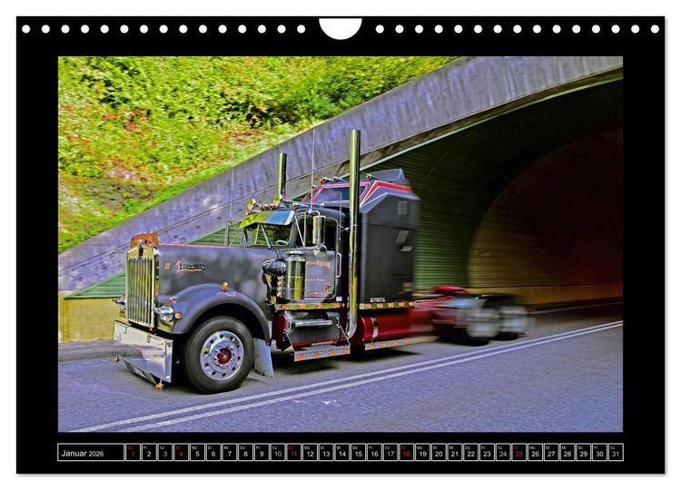 Produktbild: Kenworth W900A EXTHD (Wandkalender 2026 DIN A4 quer), CALVENDO Monatskalender