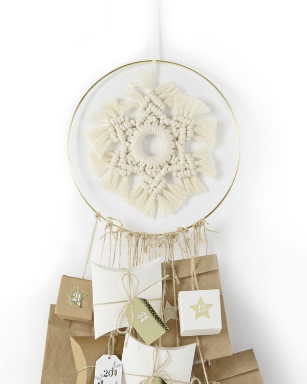 Produktbild: Folia Adventskalender Set MAKRAMEE, 55-teilig