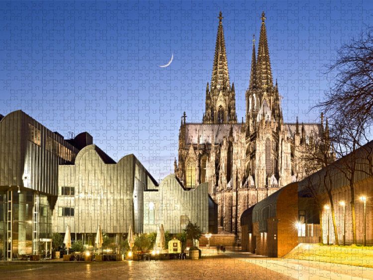 Produktbild: CALVENDO Puzzle Der K&ouml;lner Dom | 1000 Teile Lege-Gr&ouml;&szlig;e 64x48cm Foto-Puzzle f&uuml;r gl&uuml;ckliche Stunden