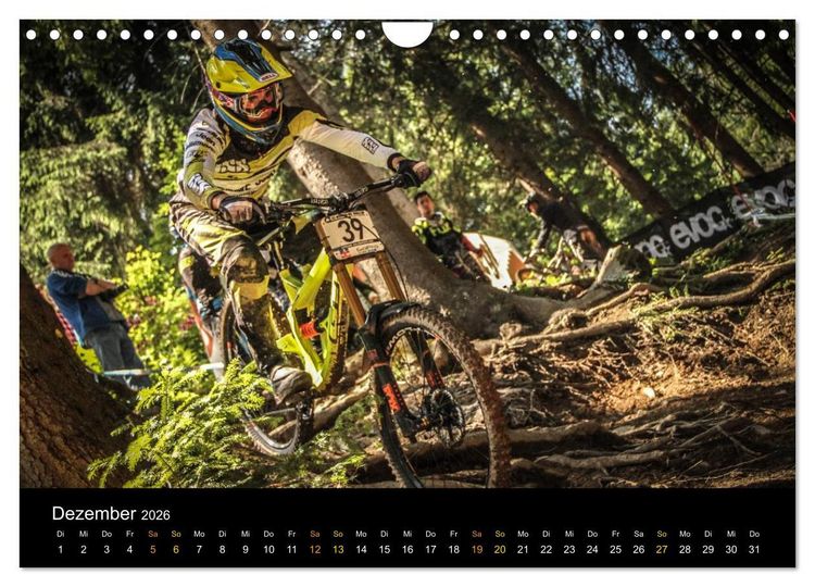 Produktbild: Downhill Racing 2026 (Wandkalender 2026 DIN A4 quer), CALVENDO Monatskalender